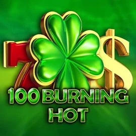100 Burning Hot slot logo by Amusnet Interactive at Roulettino Casino