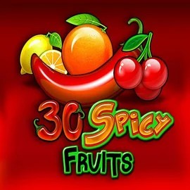 30 Spicy Fruits slot visual from Amusnet Interactive available on roulettinocasinoo.com