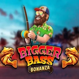 Bigger Bass Bonanza online game logo by Pragmatic Play on roulettinocasinoo.com