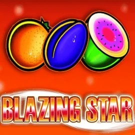 Blazing Star online game logo by Merkur Gaming on roulettinocasinoo.com