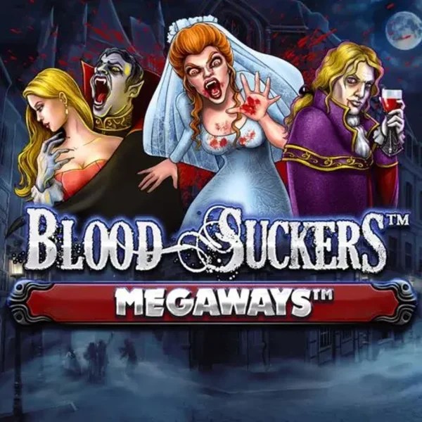 Blood Suckers Megaways logo by Red Tiger Gaming at Roulettino Casino