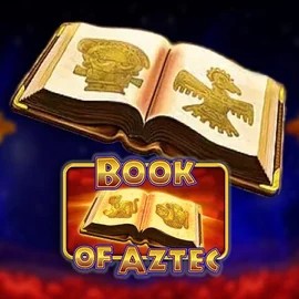 Book of Aztec slot logo by Amatic Industries at Roulettino Casino