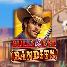 Bulls Eye Bandits online game logo by Origins on roulettinocasinoo.com