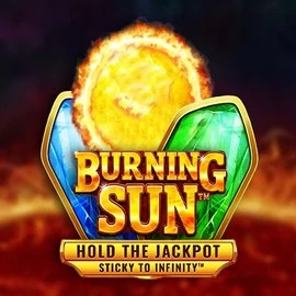 Burning Sun slot logo by Wazdan at Roulettino Casino