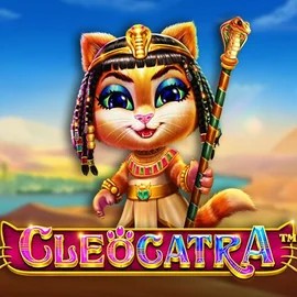 Cleocatra slot logo by Pragmatic Play at Roulettino Casino