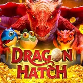 Dragon Hatch online game logo by PG Soft on roulettinocasinoo.com