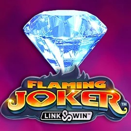 Flaming Joker Link and Win online game logo by Barstruck on roulettinocasinoo.com