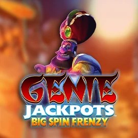 Genie Jackpots: Big Spin Frenzy online game logo by Blueprint Gaming on roulettinocasinoo.com