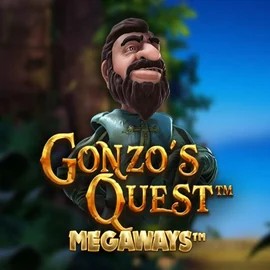 Slots logo of Gonzo's Quest Megaways from Red Tiger Gaming at Roulettino Casino