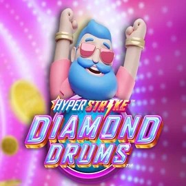 Hyper Strike Diamond Drums logo by Gameburger Studios at Roulettino Casino
