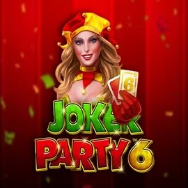 Joker Party 6 slot visual from Greentube available on roulettinocasinoo.com