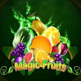 Magic Fruits Deluxe slot logo by Wazdan at Roulettino Casino