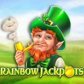 Rainbow Jackpots by Red Tiger Gaming, showcased at roulettinocasinoo.com – game logo