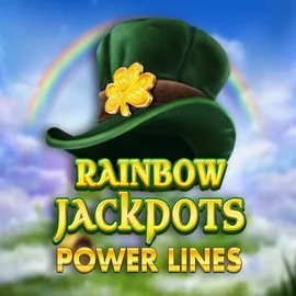 Rainbow Jackpots Power Lines slot icon by Red Tiger Gaming, available at Roulettino Casino