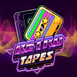 Official Slots logo: Retro Tapes by Push Gaming at Roulettino Casino