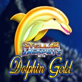 Jackpots logo of Dolphin Gold with Stellar Jackpots from Lightning Box Game at Roulettino Casino
