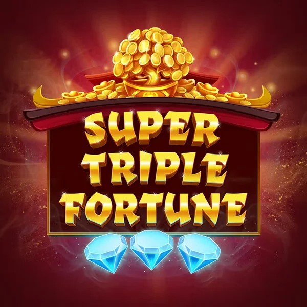 Super Triple Fortune slot logo by Greentube at Roulettino Casino
