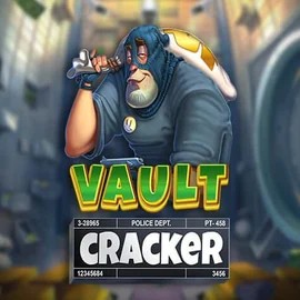Vault Cracker slot visual from Red Tiger Gaming available on roulettinocasinoo.com